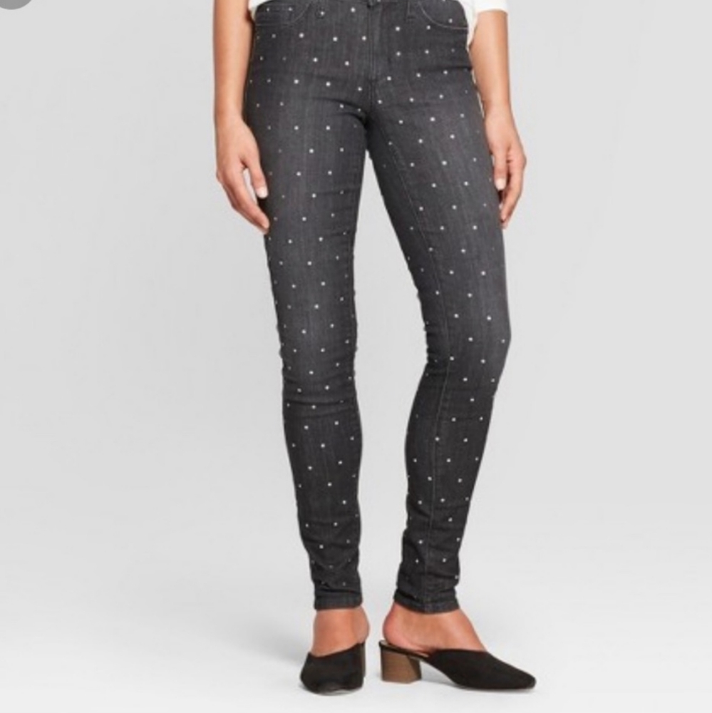 💗💗💗 Universal Thread Micro Dot Skinny Jeans NWT